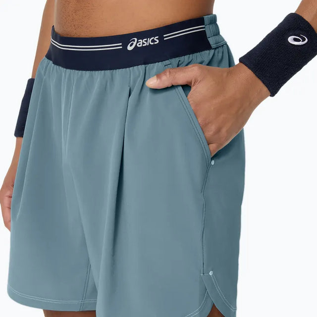 Spodenki tenisowe Asics Game 7in Short niebieskie