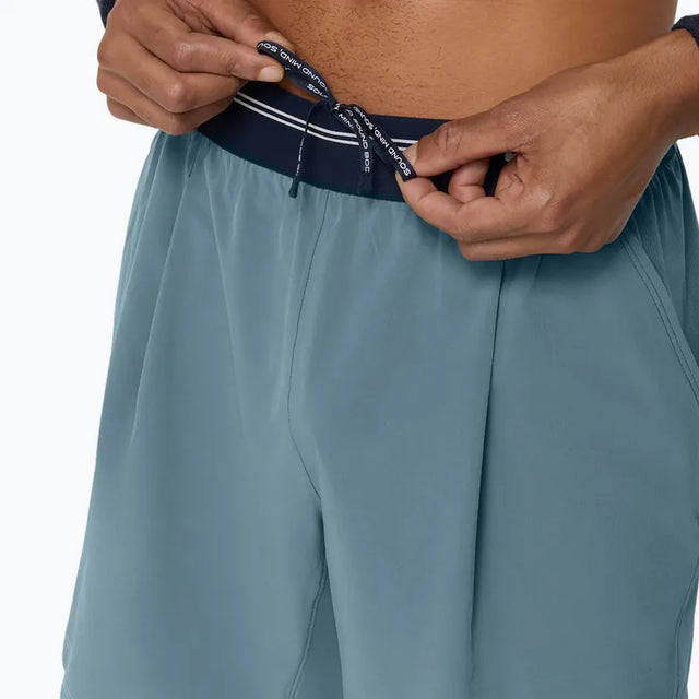 Spodenki tenisowe Asics Game 7in Short niebieskie
