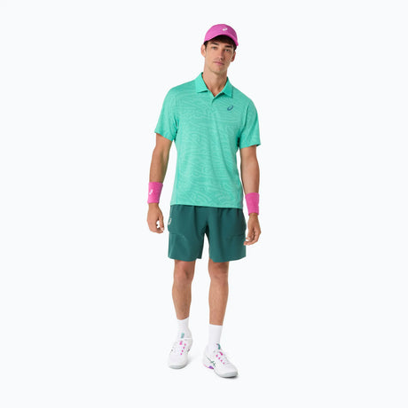 Spodenki tenisowe Asics Match Laser Cut Short turkusowe