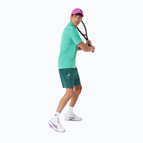 Spodenki tenisowe Asics Match Laser Cut Short turkusowe