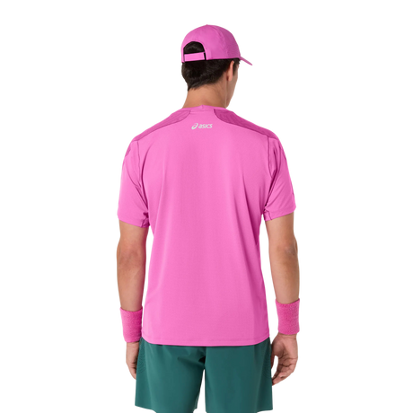 Koszulka sportowa Asics Match Jacquard SS Top różowa