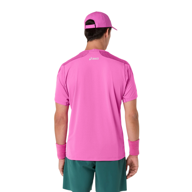 Koszulka sportowa Asics Match Jacquard SS Top różowa