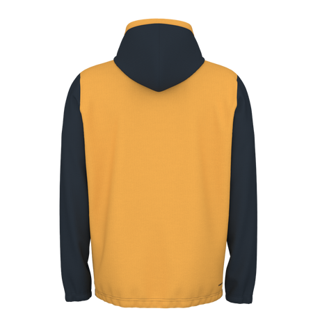 Bluza tenisowa męska Head Topspin Hoodie żółto-granatowa