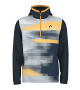Head Topspin Men's Tennis Hoodie Yellow-Navy