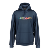 Head Rally Hoodie Men 2025 tennis sweatshirt navy blue