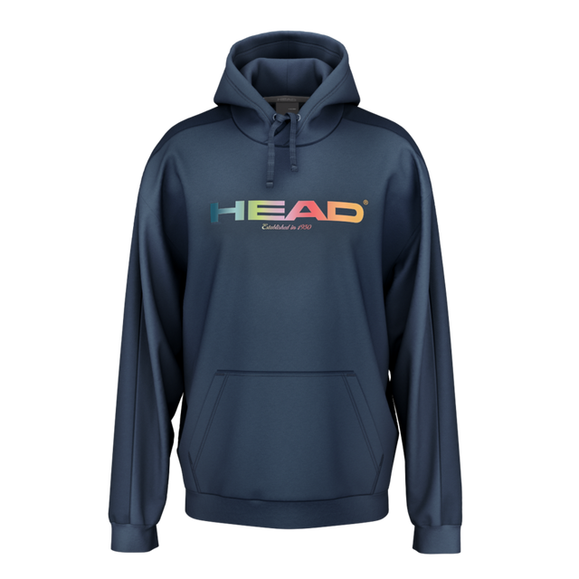 Head Rally Hoodie Men 2025 tennis sweatshirt navy blue