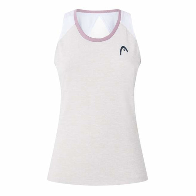 Top tenisowy Head Play Tech Tank Top Women beżowy