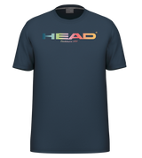 Koszulka tenisowa Head Rainbow T-Shirt Men granatowa
