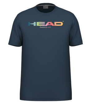 Koszulka tenisowa Head Rainbow T-Shirt Men granatowa