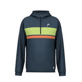 Bluza tenisowa juniorska Head Topspin granatowa