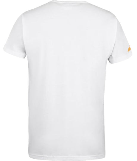 Koszulka tenisowa Babolat Exercise Message Tee Men biała
