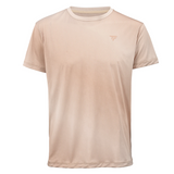 Koszulka tenisowa Tecnifibre X-Loop Tee paski beżowa