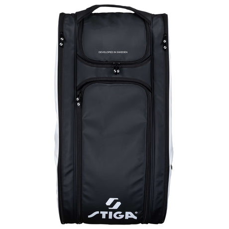Torba tenisowa thermobag Stiga Racket Bag Court XL czarno-biała