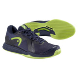 Buty tenisowe Head Sprint Team 4.0 Clay granatowo-limonkowe