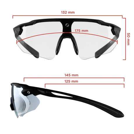 Okulary sportowe Stiga Eyewear Performance Kit czarny