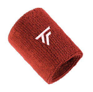 Frotka tenisowa Tecnifibre Wristband XL ceglana