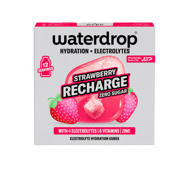Elektrolity Waterdrop Microdrink o smaku Strawberry Recharge x12