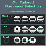 Tłumik Wibrastop ADV Multi-Feel Dampeners czarno-białe