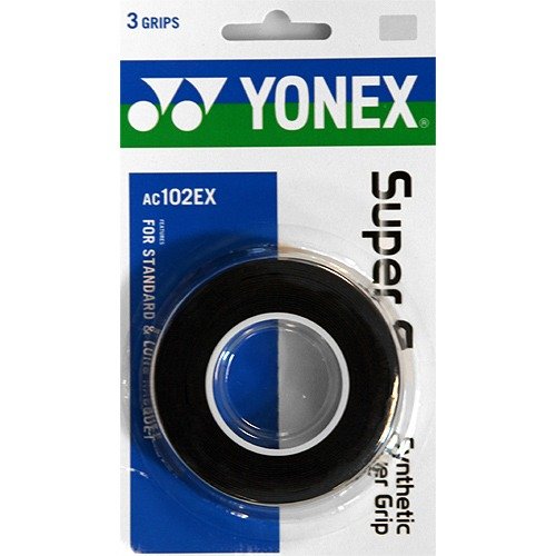 Yonex Super Grap 3-Pack Black Tennis Overgrip