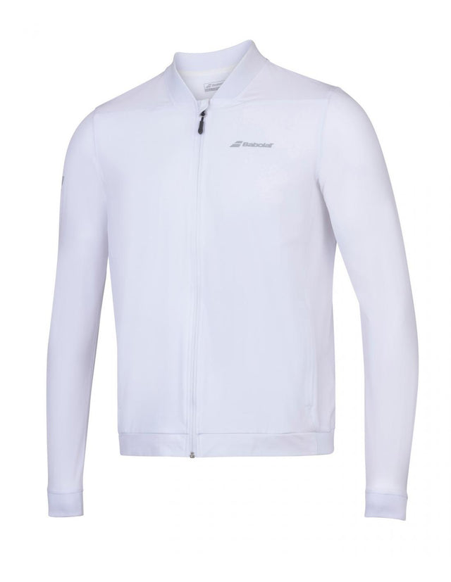 Bluza tenisowa Babolat Play Jacket 2020 biała