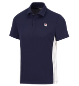 Koszulka tenisowa Fila Polo Piero granatowa