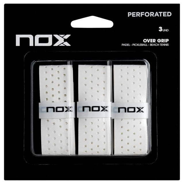 Owijki wierzchnie do padla Nox Overgrip Perforated 3P białe