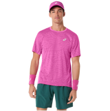 Koszulka sportowa Asics Match Jacquard SS Top różowa