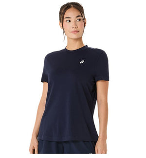 Koszulka tenisowa Asics Court SS Top damska granatowa