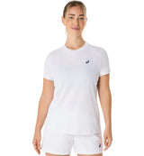 Koszulka tenisowa Asics Court SS Top damska biała
