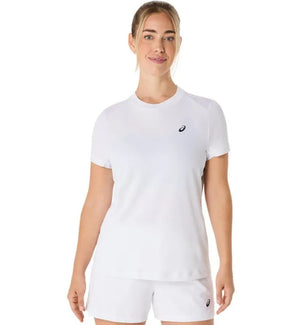 Koszulka tenisowa Asics Court SS Top damska biała