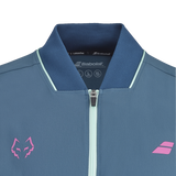 Bluza tenisowa Babolat Jacket J. Lebron niebieska