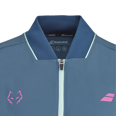 Bluza tenisowa Babolat Jacket J. Lebron niebieska