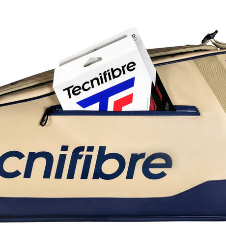Torba tenisowa Tecnifibre Tour Endurance 6R beżowa