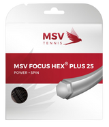 Naciąg tenisowy MSV Focus HEX Plus 25 czarny