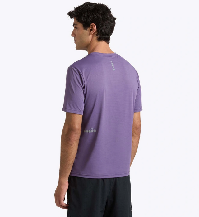 Koszulka tenisowa Diadora SS Tech T-Shirt fioletowa