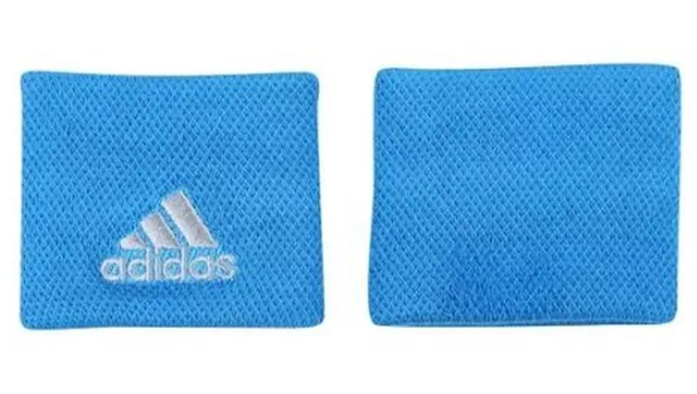 Frotki tenisowe Adidas S niebieskie x2