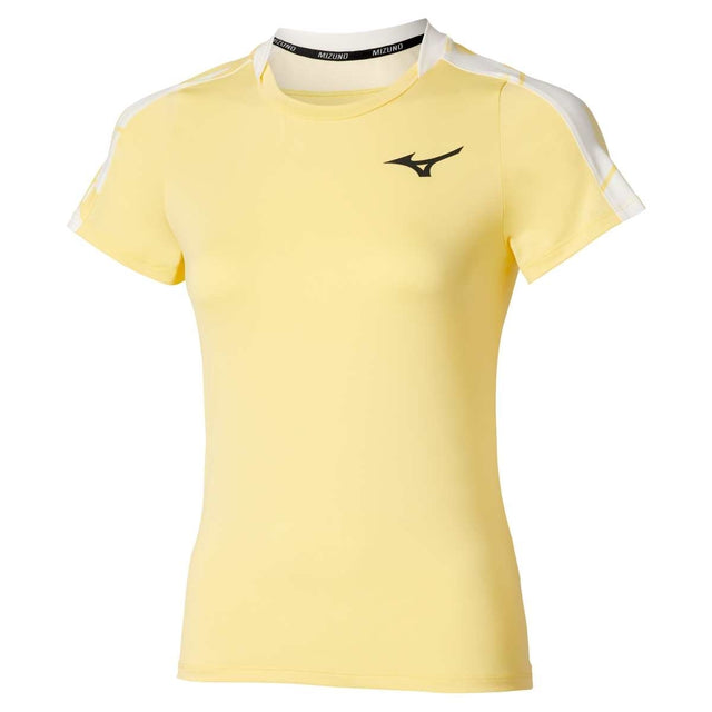 Koszulka tenisowa Mizuno Daybreakers Printed SS Tee żółta