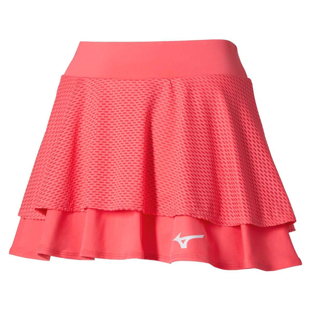 Spódniczka tenisowa Mizuno Daybreakers Flying Skirt koralowa
