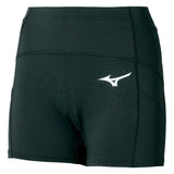 Spodenki tenisowe damskie Mizuno Short Tight czarne