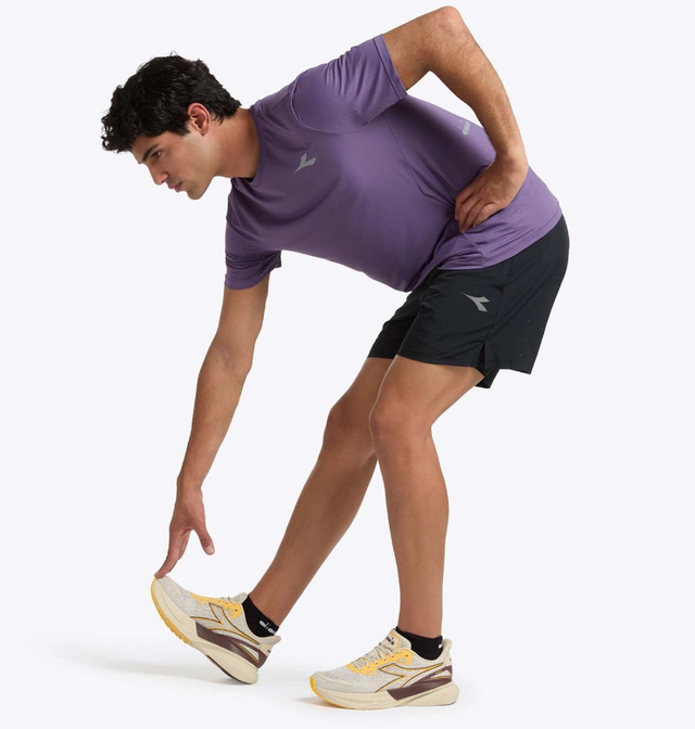 Koszulka tenisowa Diadora SS Tech T-Shirt fioletowa