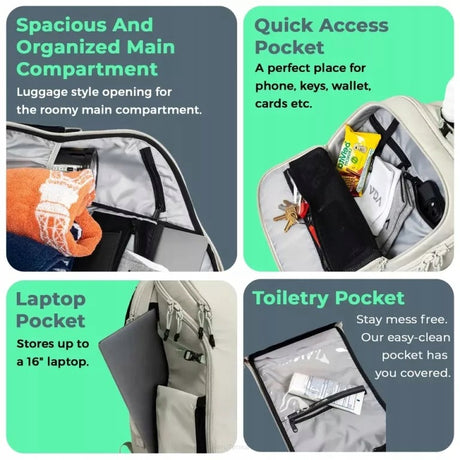 Plecak tenisowy ADV Tennis Backpack v2 Dune