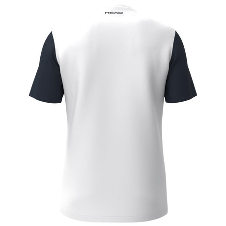 Koszulka tenisowa Head Club 25 Tech T-Shirt Men biało-granatowy