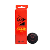 Piłki do squasha Dunlop Game Red - czerwona 3szt.
