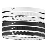 Opaski na głowę Nike Flex Headbands 6P czarno-białe