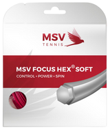 Naciąg tenisowy MSV Focus HEX Soft czerwony