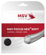 Naciąg tenisowy MSV Focus HEX Soft czarny