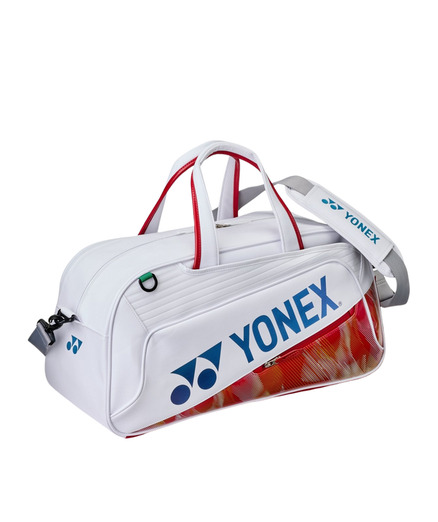 Torba tenisowa Yonex Expert Boston Bag biało-czerwona 2026