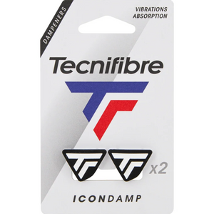 Tłumiki tenisowe Wibrastopy Tecnifibre Icon Damp black/white