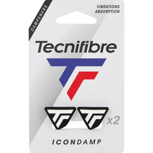 Tłumiki tenisowe Wibrastopy Tecnifibre Icon Damp black/white