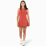 Sukienka tenisowa Tecnifibre Tech Dress 2026 ceglana